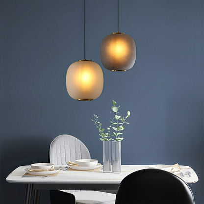 Modern Globe Glass Lantern LED Pendant Lights