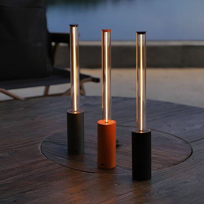 Modern Cylinder Dimmable LED Table Lamp Ambient Light