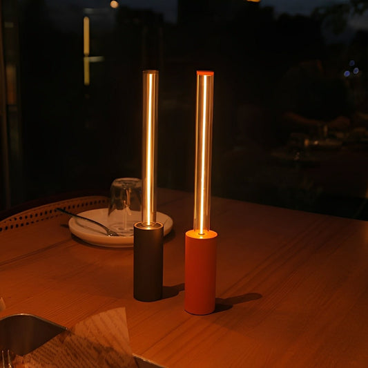 Modern Cylinder Dimmable LED Table Lamp Ambient Light