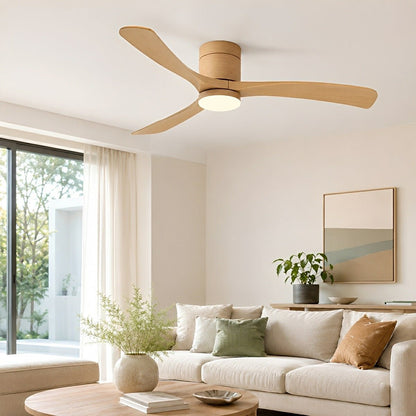 Modern Dimmable Ceiling Fan with Light
