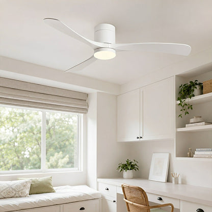 Modern Dimmable Ceiling Fan with Light