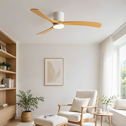 Modern Dimmable Ceiling Fan with Light