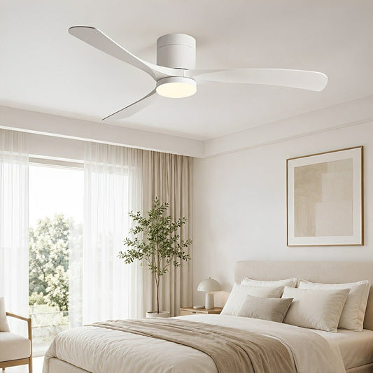Modern Dimmable Ceiling Fan with Light