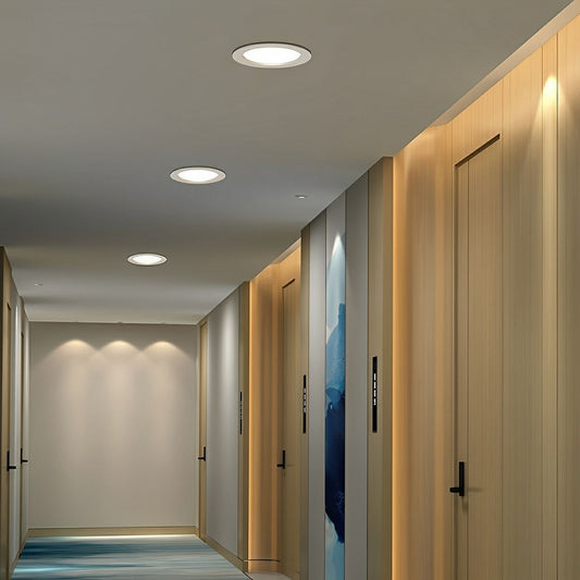 Modern Human Body Sensor Mainless Lighting LED Recessed Ceiling Light