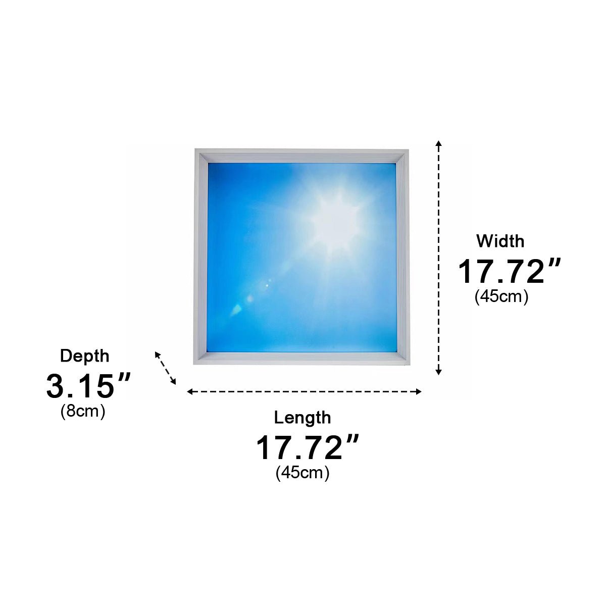 Modern Imitation Sky Recessed LED Light Dimmable Ceiling Light