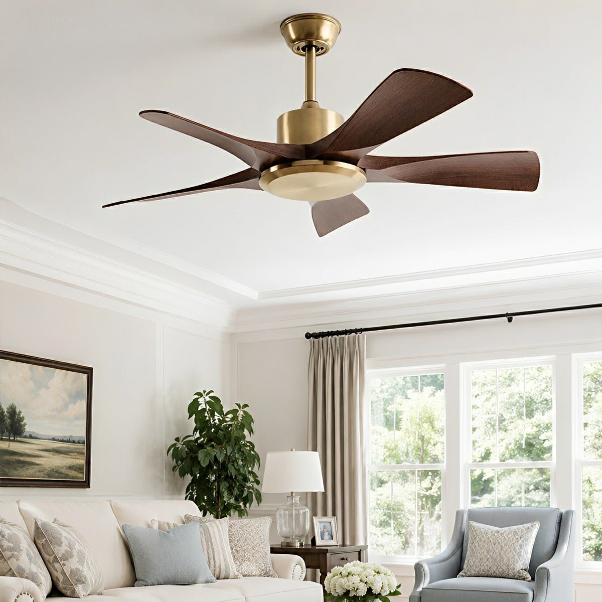 Modern Industrial DC Motor 6-speed Reverse Frequency Ceiling Fan