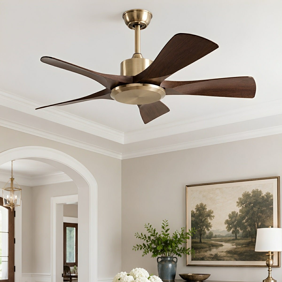 Modern Industrial DC Motor 6-speed Reverse Frequency Ceiling Fan