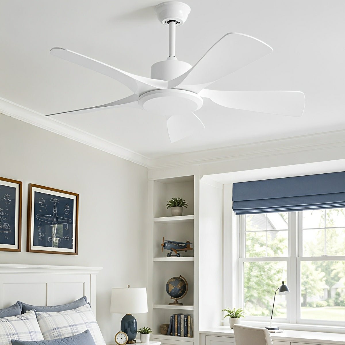 Modern Industrial DC Motor 6-speed Reverse Frequency Ceiling Fan
