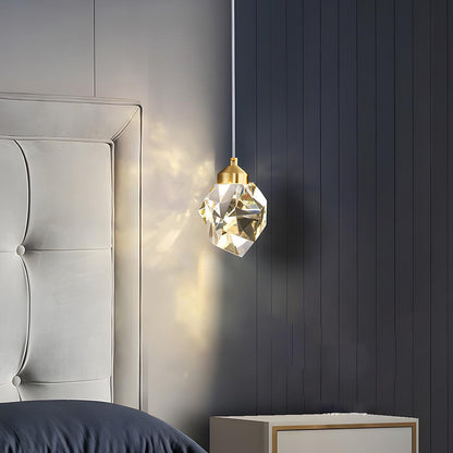 Dimmable Modern Luxury Brass Crystal Pendant Lights