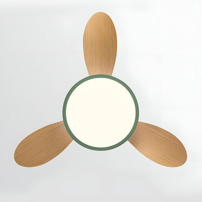 Modern Minimalist 15.7'' Lampshade DC Motor 6-Speed Reverse Ceiling Fan Light