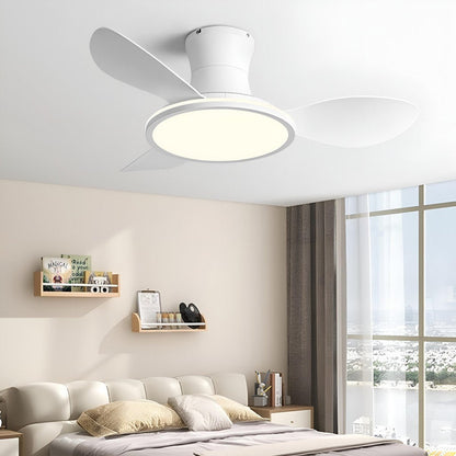 Modern Minimalist 15.7'' Lampshade DC Motor 6-Speed Reverse Ceiling Fan Light