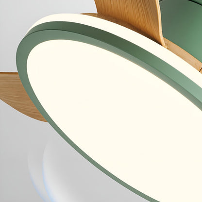 Modern Minimalist 15.7'' Lampshade DC Motor 6-Speed Reverse Ceiling Fan Light