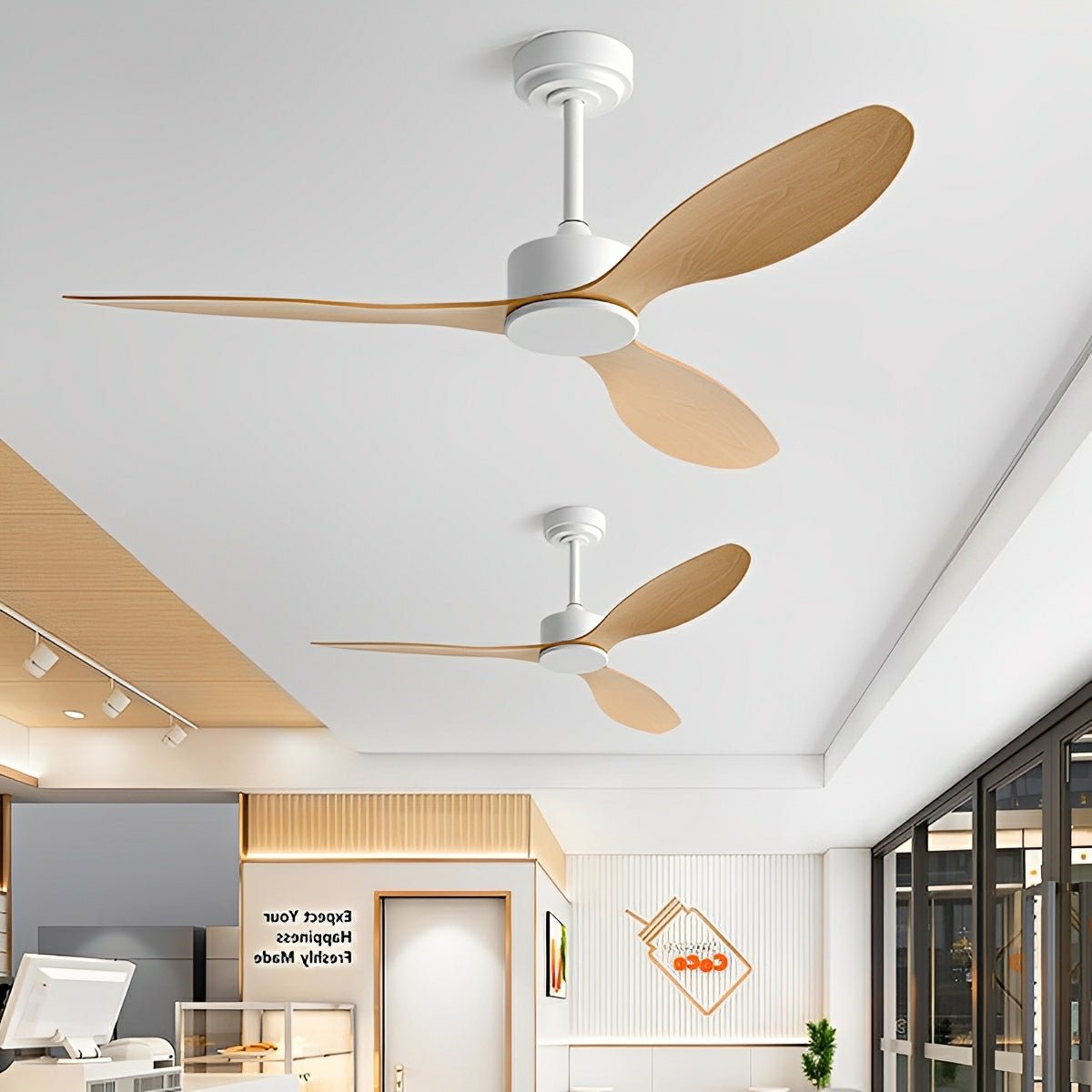 Modern Minimalist 3-Blades DC Motor Reverse Ceiling Fan
