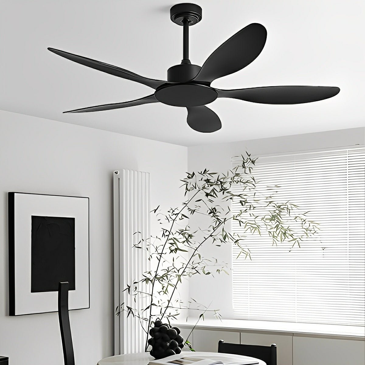 Modern Minimalist 5-Blades DC Motor Reverse Ceiling Fan