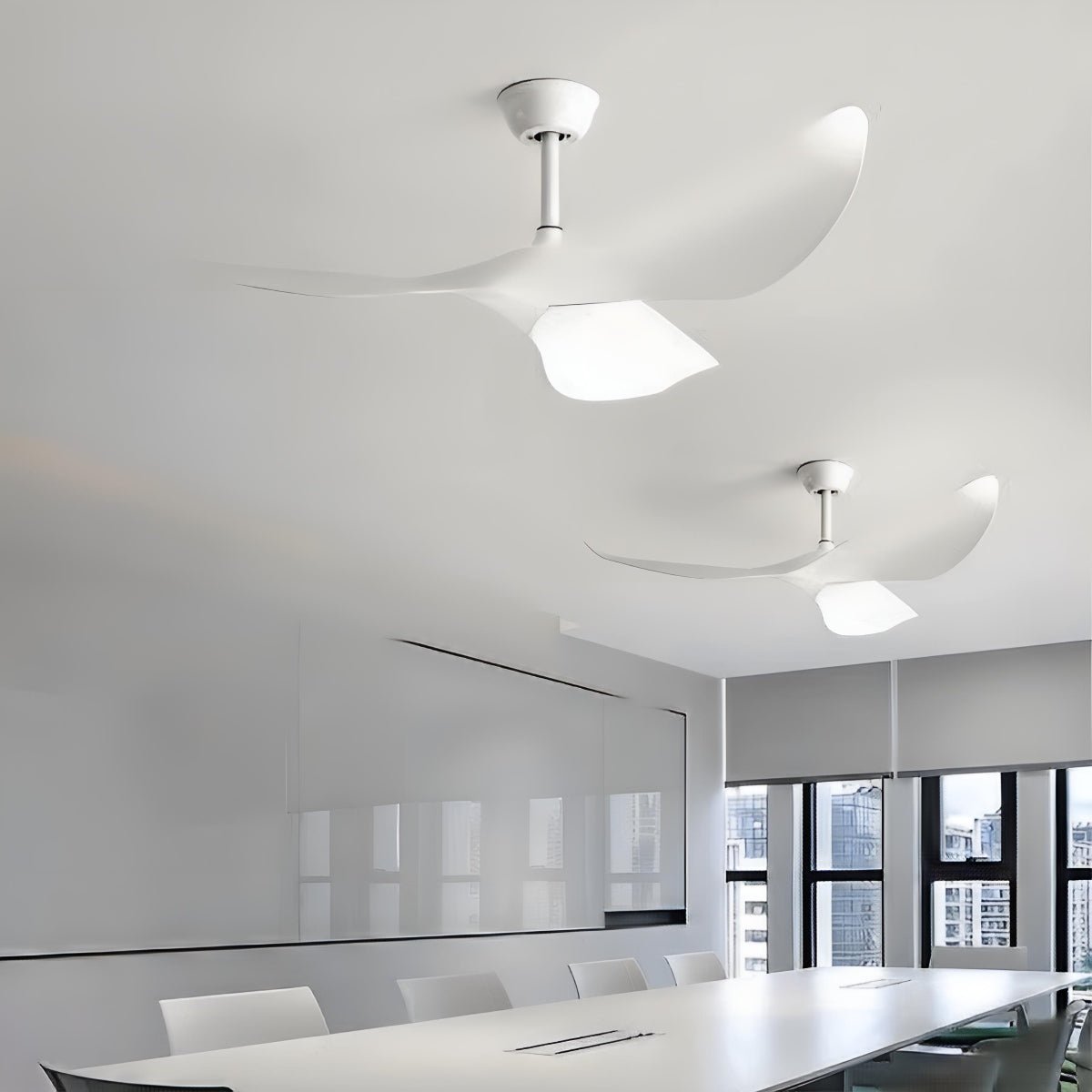 Modern Minimalist 6-speed Reverse Frequency Ceiling Fan DC Motor