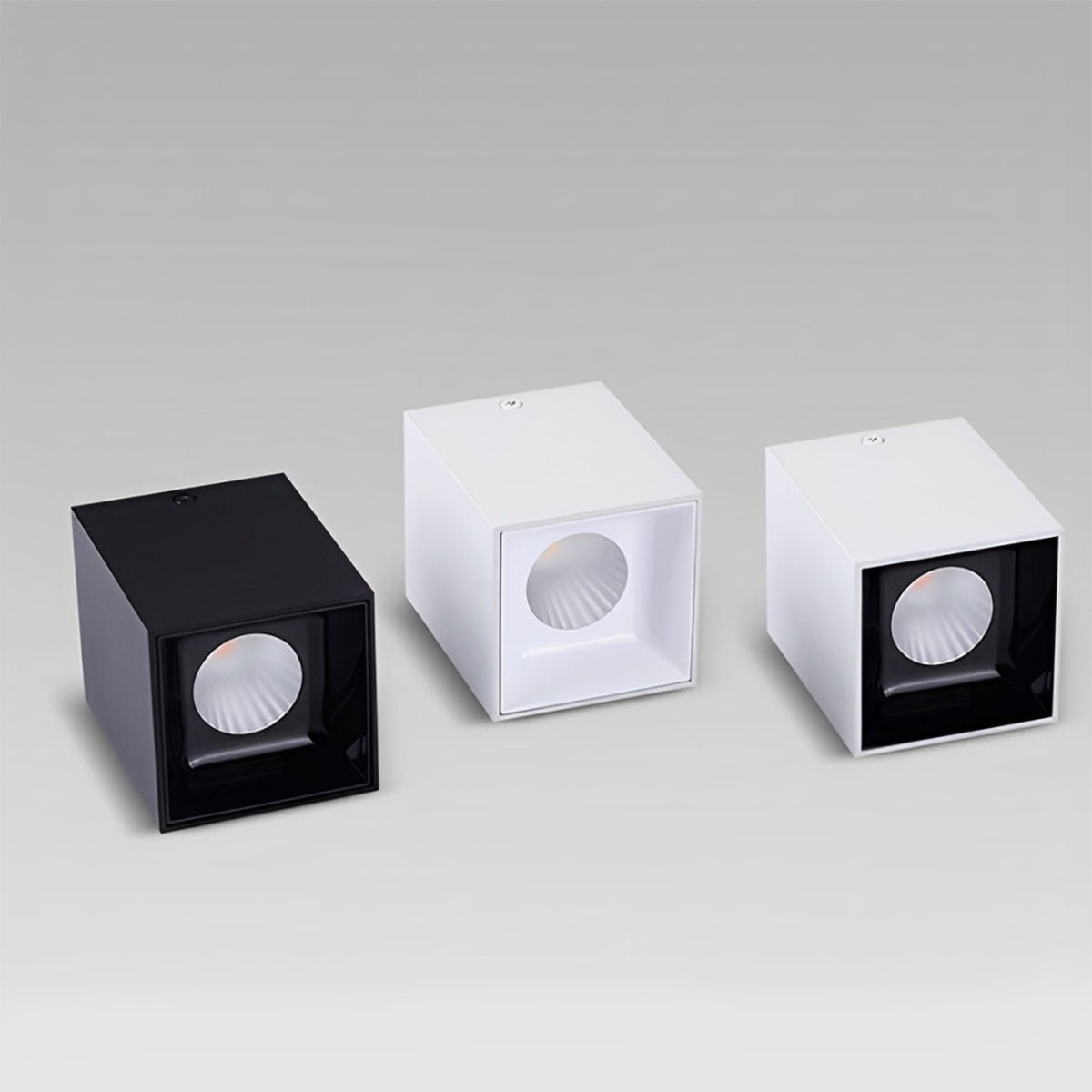 Modern Minimalist Aluminum Square COB Ceiling Spot Light