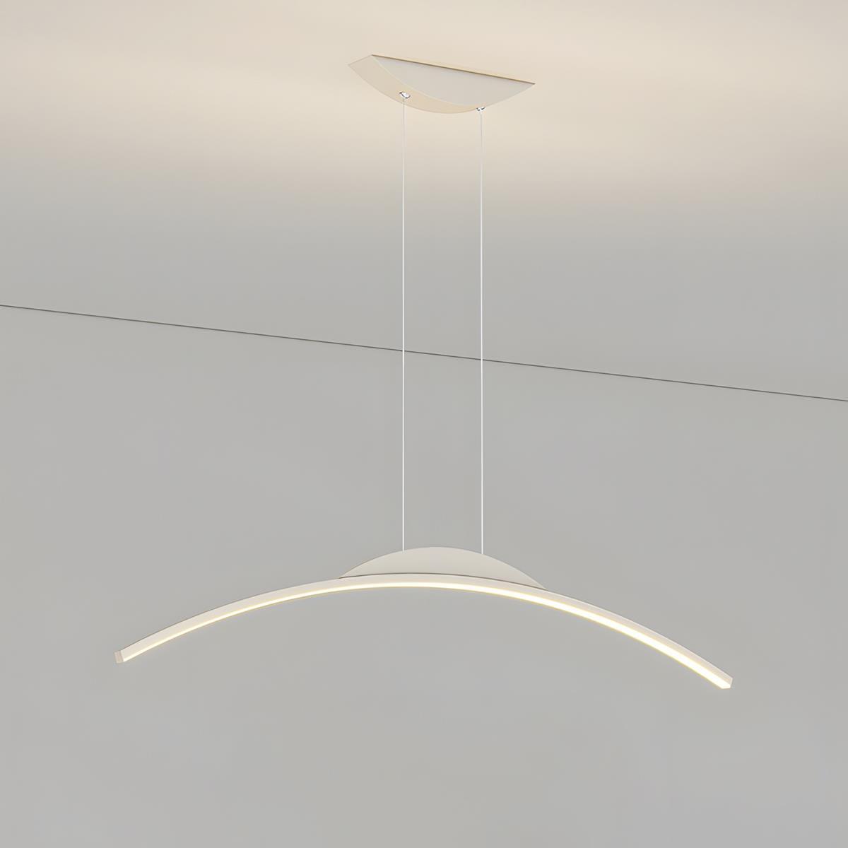 Modern Minimalist Arc Arch Long Strip Light LED Pendant Lights
