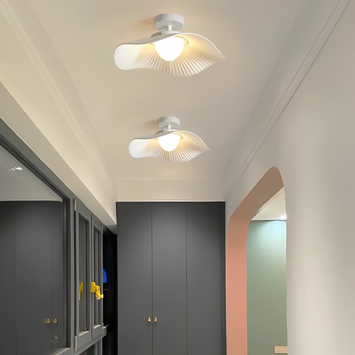 Modern Minimalist Art Lotus Leaf Pendant Lighting