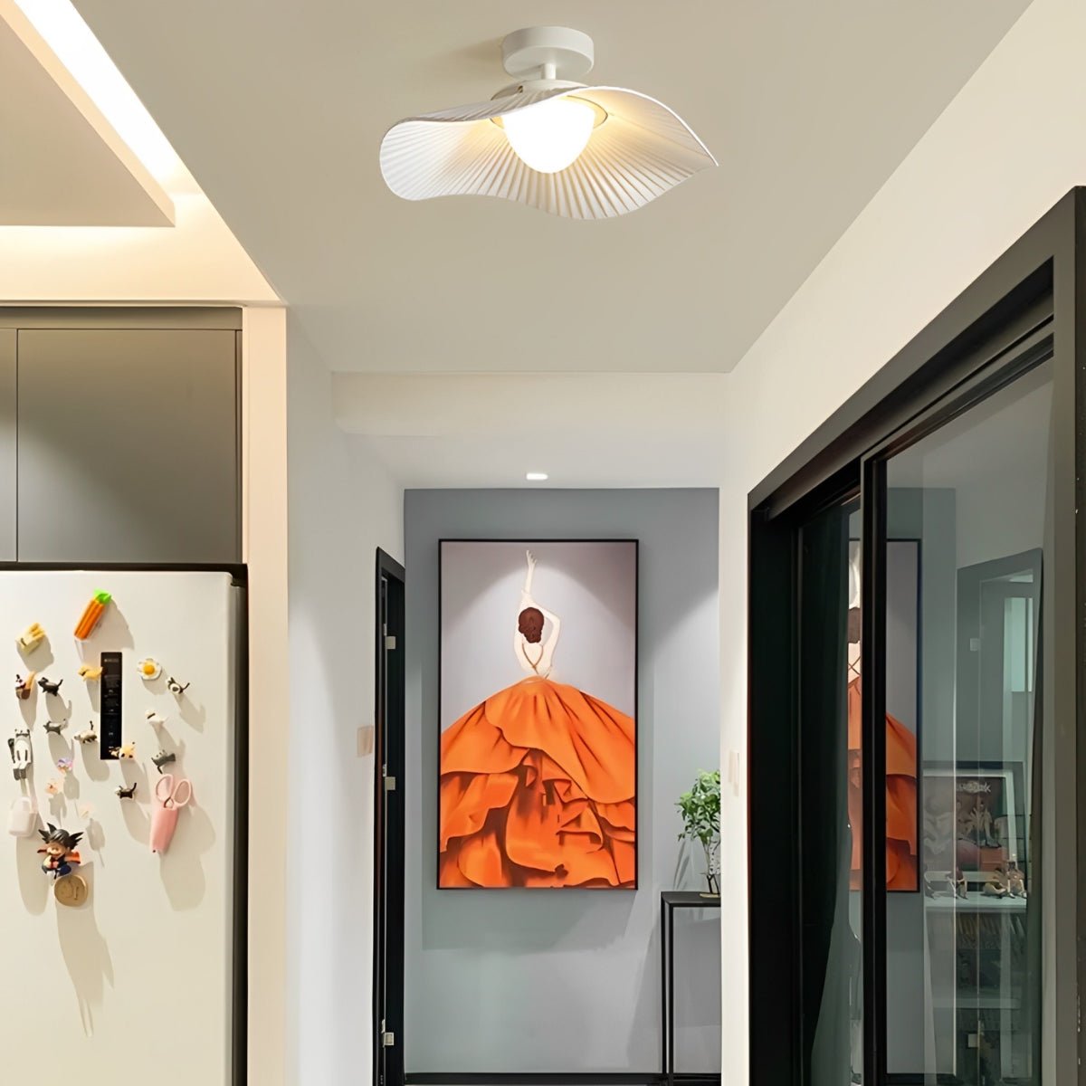 Modern Minimalist Art Lotus Leaf Pendant Lighting