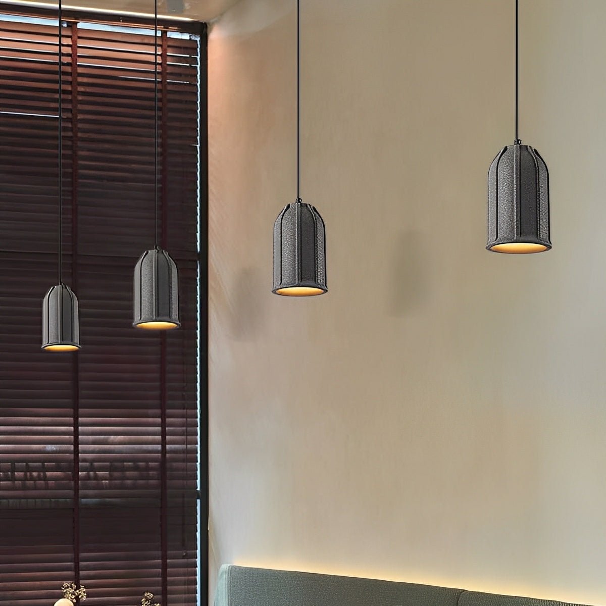 Modern Minimalist Bell Concrete LED Pendant Lights