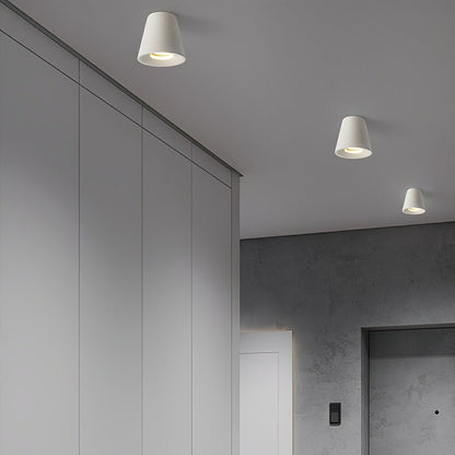 Modern Minimalist Cone-Shaped Concrete LED Ceiling Lights
