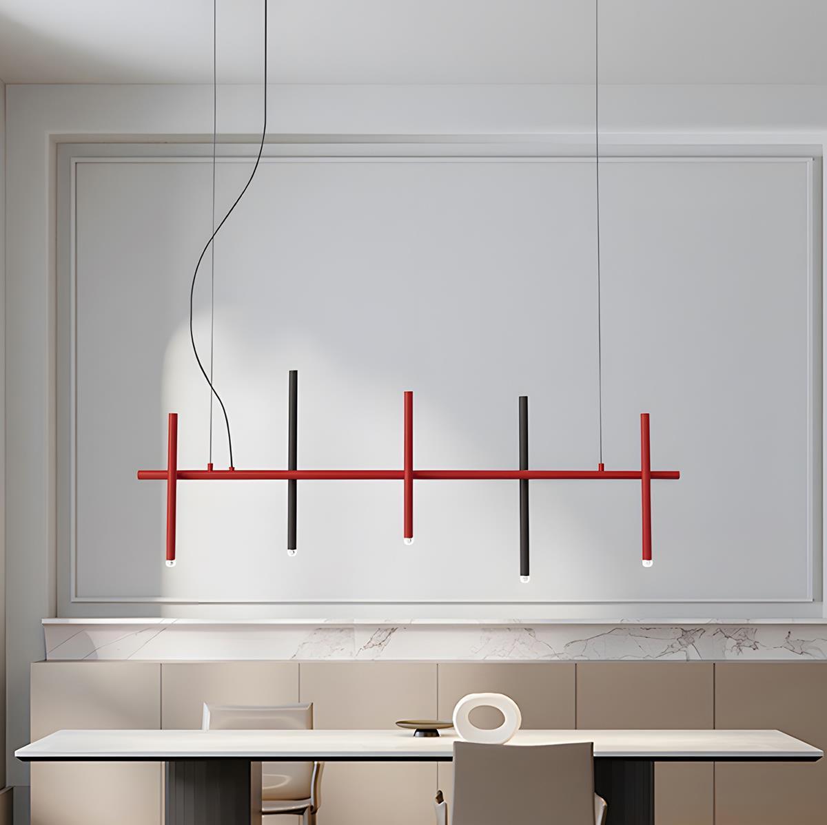 Modern Minimalist Creative Fence Indoor LED  Ambiance Pendant Lights
