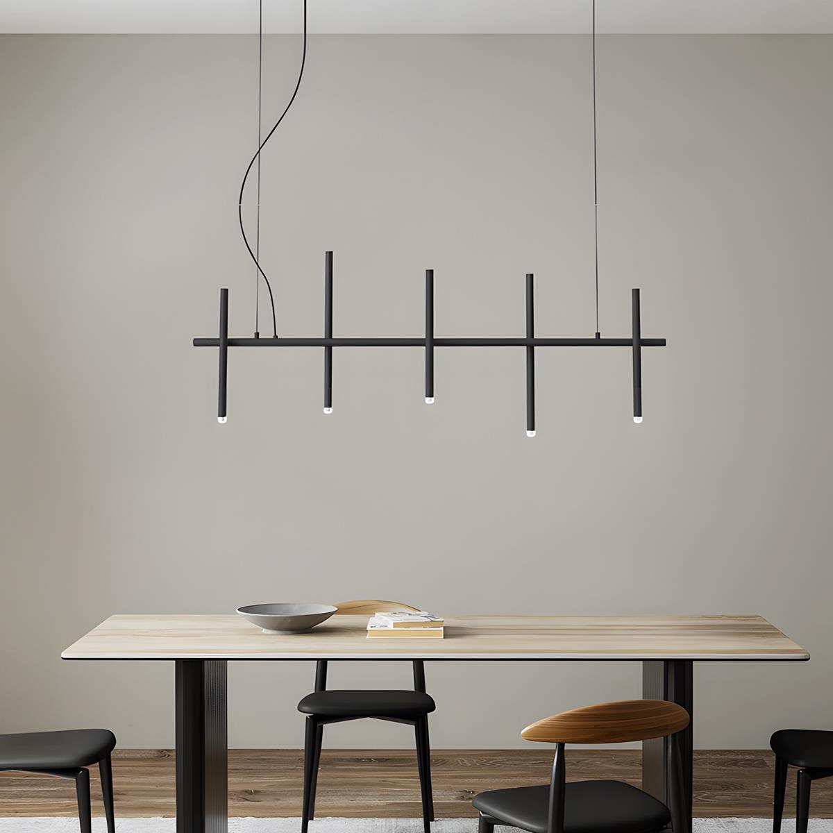 Modern Minimalist Creative Fence Indoor LED  Ambiance Pendant Lights