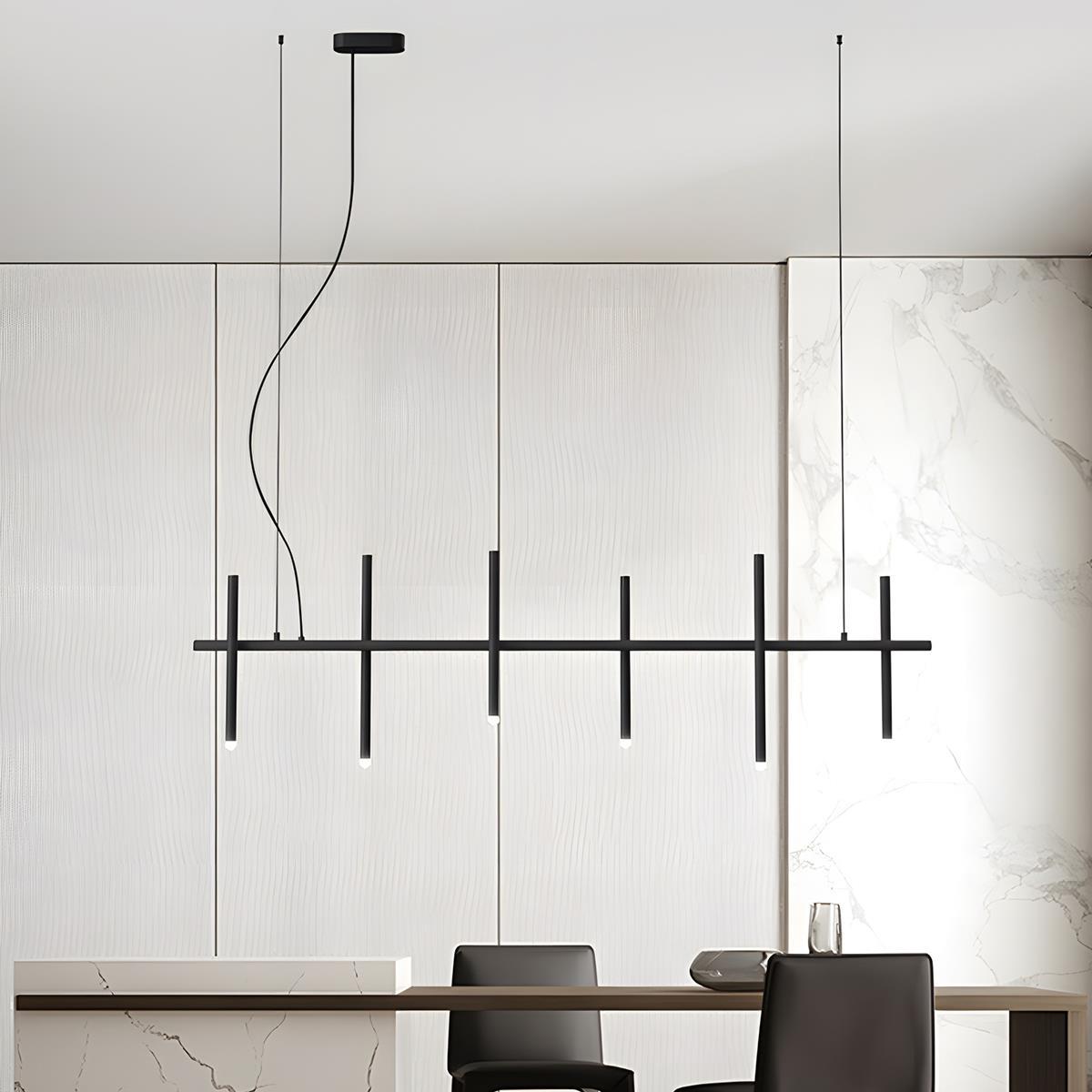 Modern Minimalist Creative Fence Indoor LED  Ambiance Pendant Lights