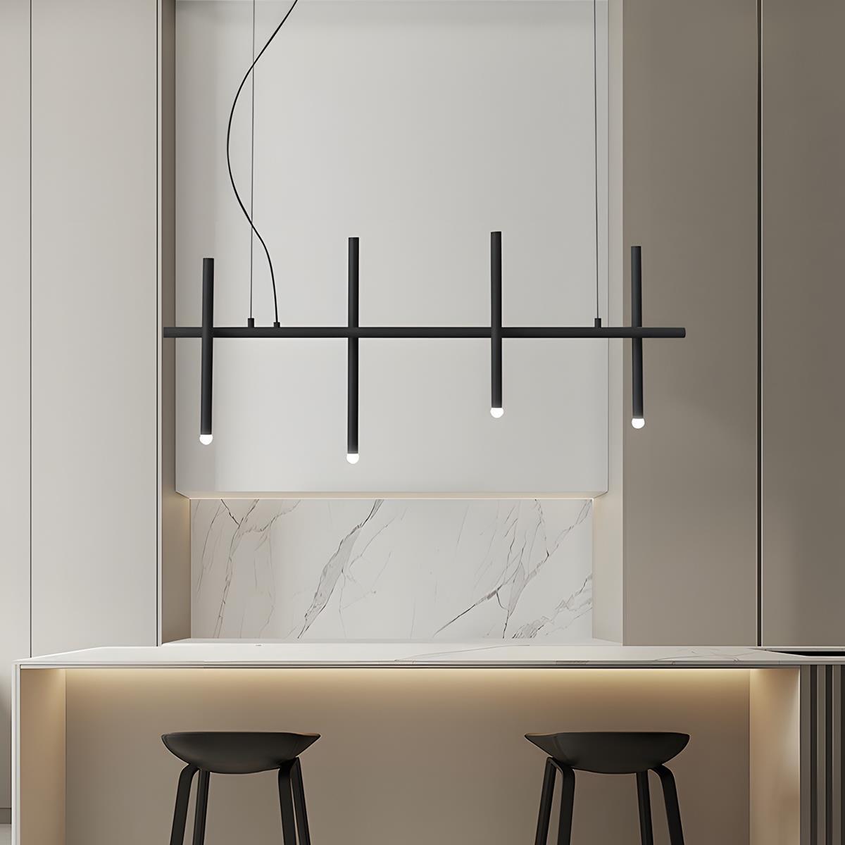 Modern Minimalist Creative Fence Indoor LED  Ambiance Pendant Lights