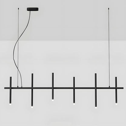 Modern Minimalist Creative Fence Indoor LED  Ambiance Pendant Lights