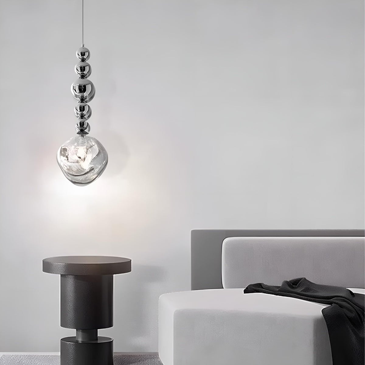 Modern Minimalist Crystal Globe Indoor Bar LED Pendant Lights