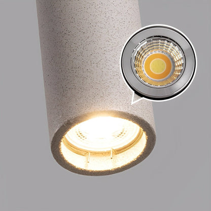 Modern Minimalist Cylinder Concrete LED Pendant Lights