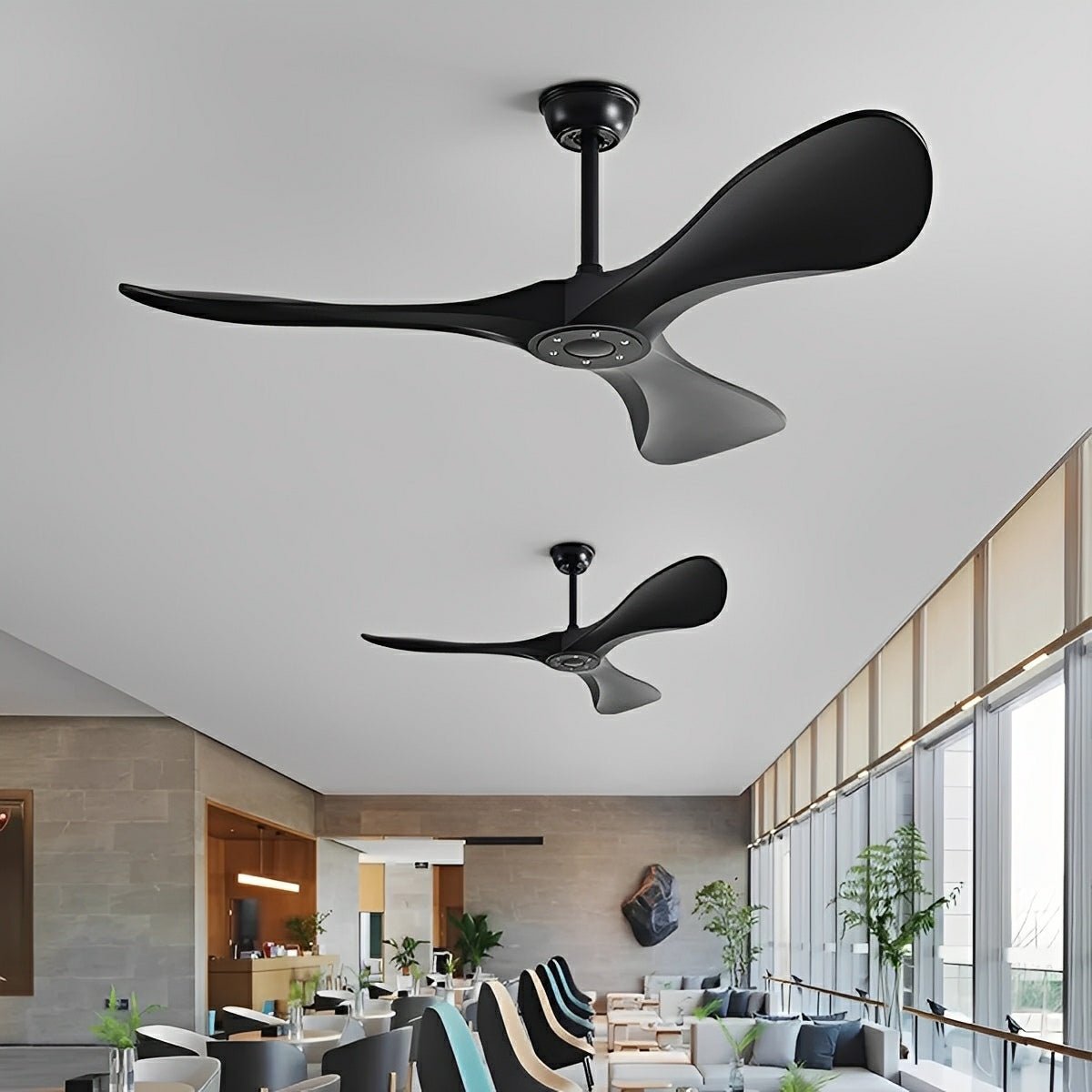 Modern Minimalist DC Motor Reverse Ceiling Fan