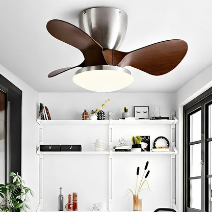 Modern Minimalist DC Motor Reverse Ceiling Fan Light