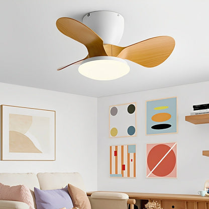 Modern Minimalist DC Motor Reverse Ceiling Fan Light