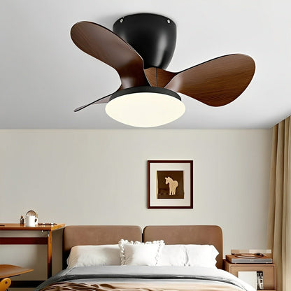 Modern Minimalist DC Motor Reverse Ceiling Fan Light