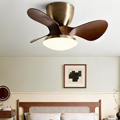 Modern Minimalist DC Motor Reverse Ceiling Fan Light