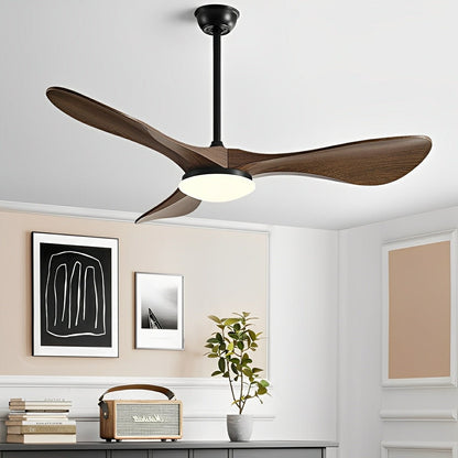 Modern Minimalist DC Motor Reverse Ceiling Fan Light