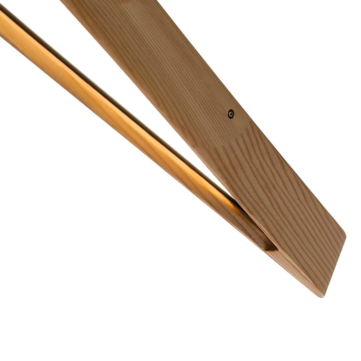 Modern Minimalist Diamond-Shaped Wood LED Long Strip Ceiling Light
