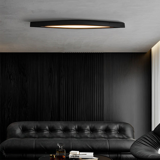 Modern Minimalist Diamond-Shaped Wood LED Long Strip Ceiling Light
