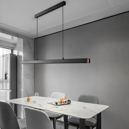 Minimalist Dimmable Pendant Light LED Long Linear Light