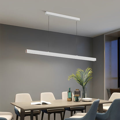 Minimalist Dimmable Pendant Light LED Long Linear Light