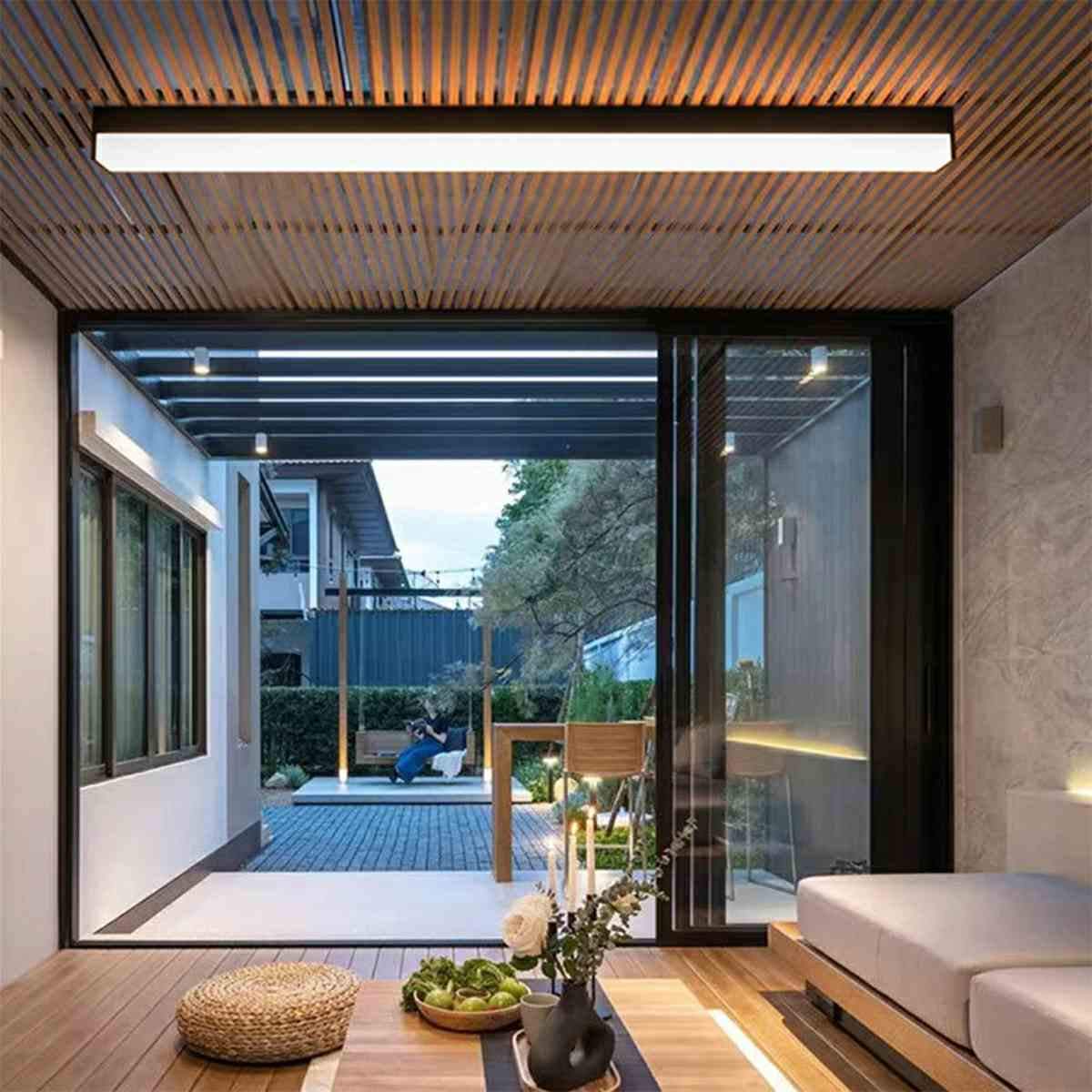 Modern Minimalist Long Strip Linear LED Ceiling Light