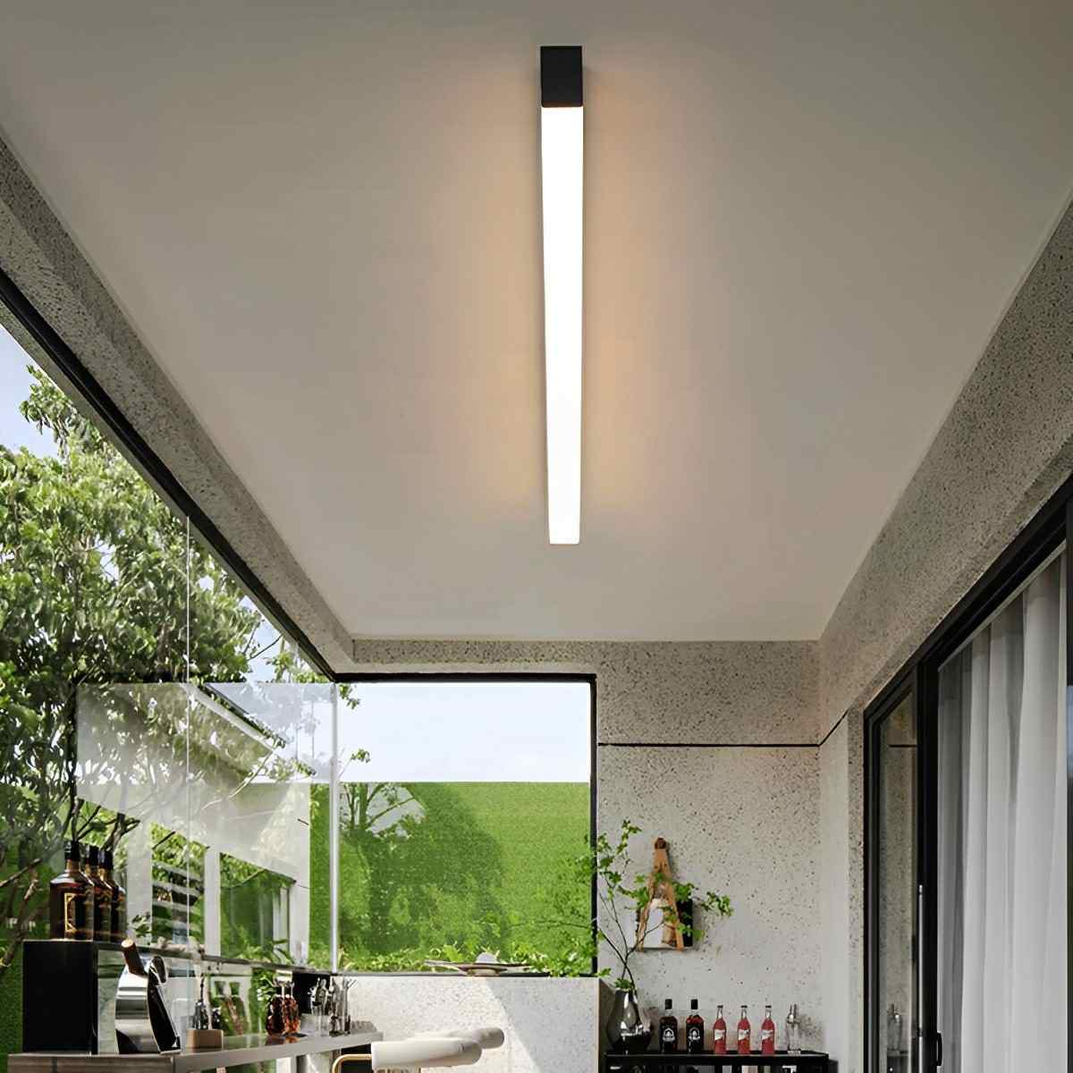 Modern Minimalist Long Strip Linear LED Ceiling Light