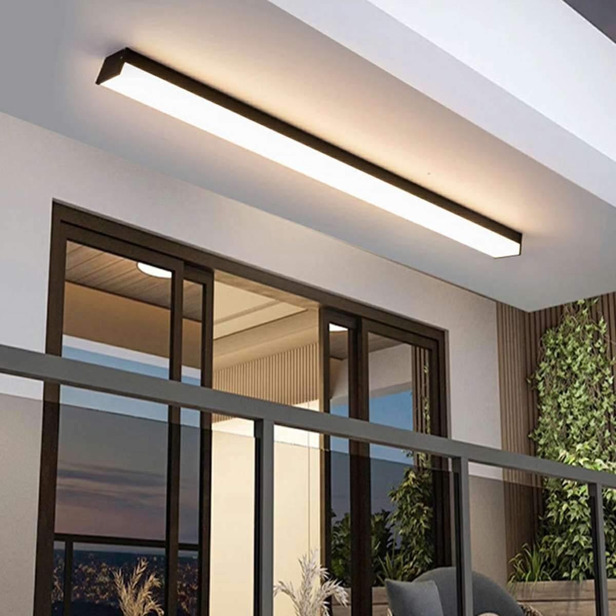 Modern Minimalist Long Strip Linear LED Ceiling Light