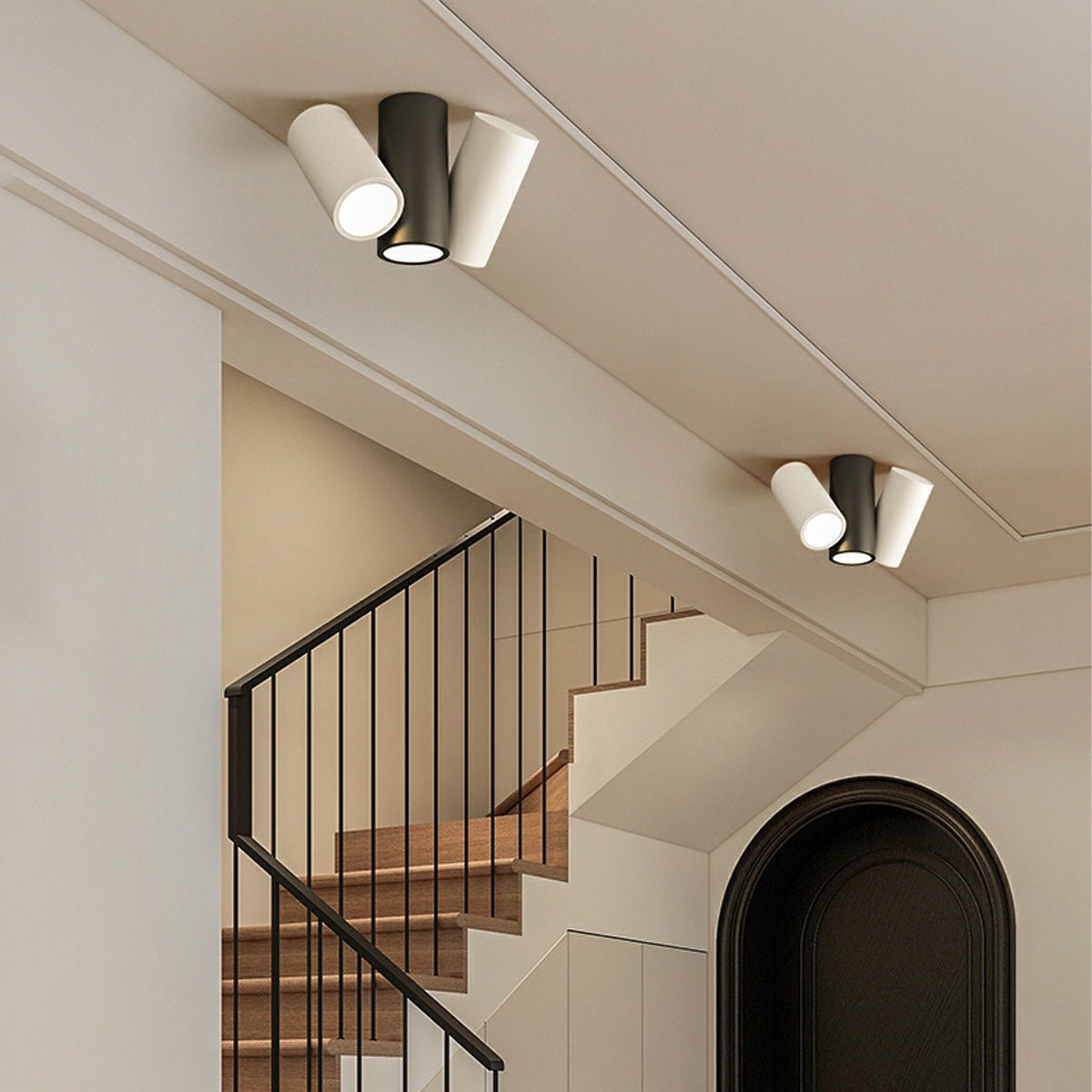 Modern Minimalist Geometric Cylinder LED Indoor Ceiling Light