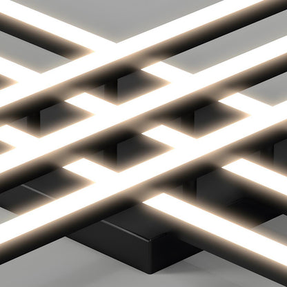 Modern Minimalist Geometric Long Strip LED Ceiling Light