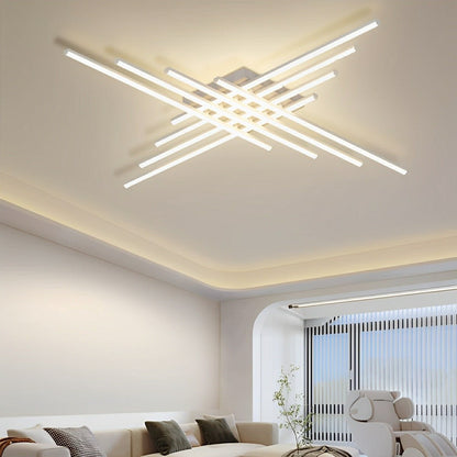 Modern Minimalist Geometric Long Strip LED Ceiling Light