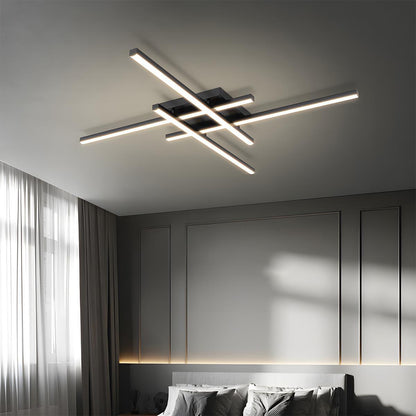 Modern Minimalist Geometric Long Strip LED Ceiling Light