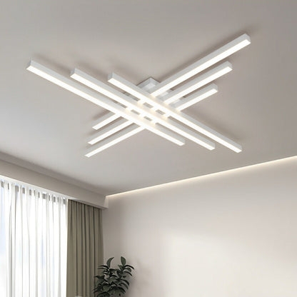 Modern Minimalist Geometric Long Strip LED Ceiling Light
